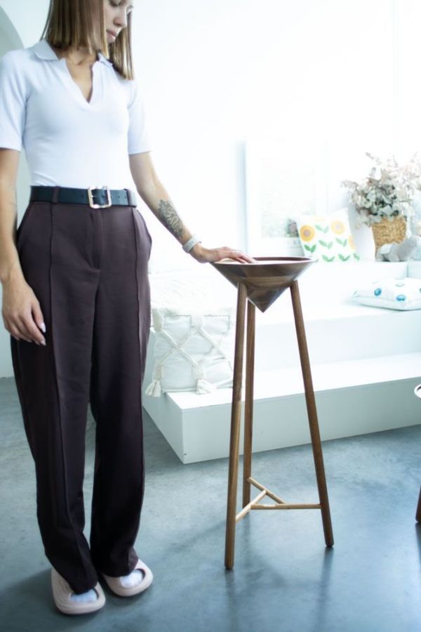 Купити Japandi S brown side table від MAIIMO