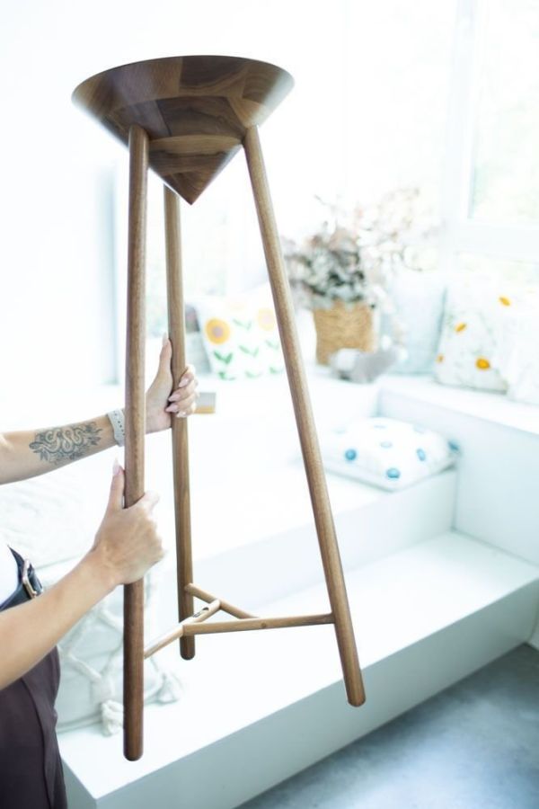 Купити Japandi S brown side table від MAIIMO