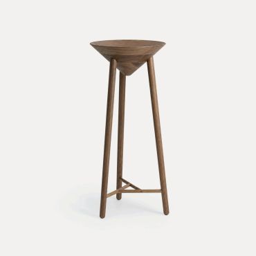 Japandi S brown side table