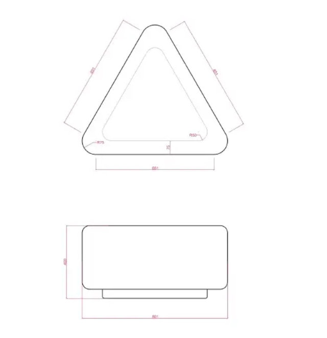 Купити Pouf modular triangular PLUMP від MAIIMO
