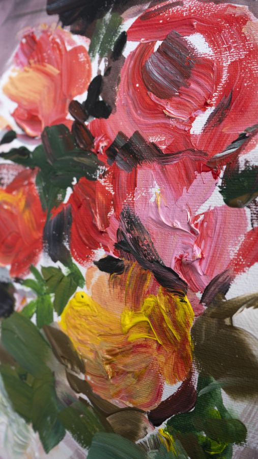 Купити Картина Roses in the Garden Painting 30*21 см від MAIIMO
