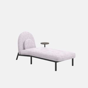 Chaise longue SOFT LOUNGE with a table