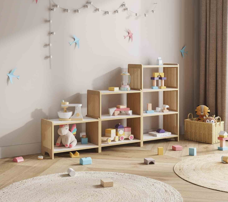 Купити Стелаж для іграшок «PonPon S+M+L» від MAIIMO