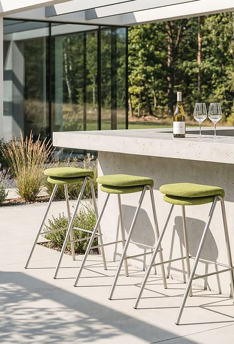 Купити Bar stool Taco stainless steel  від MAIIMO