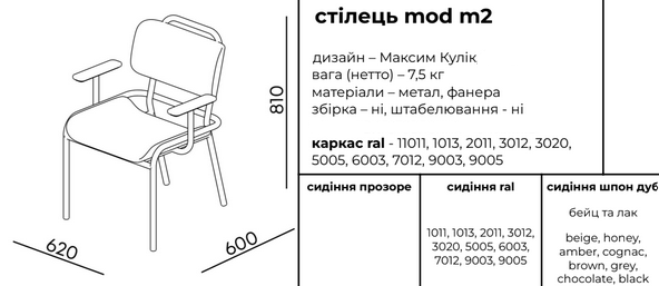 Купити Стілець Mod M2 від MAIIMO