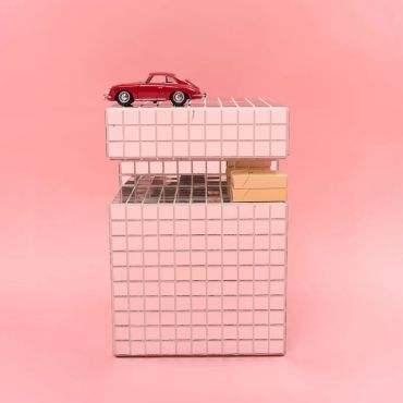 Столик з плитки Mirror Cube