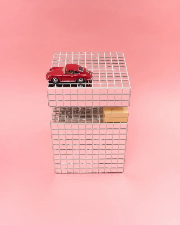 Купити Столик из плитки Mirror Cube від MAIIMO