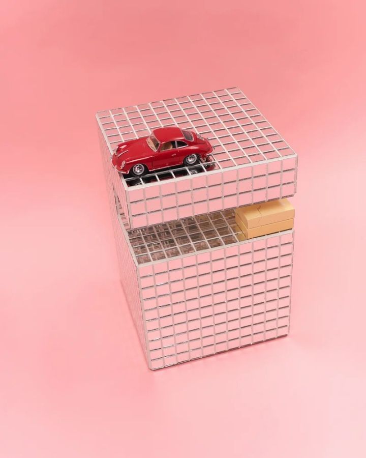 Купити Столик из плитки Mirror Cube від MAIIMO