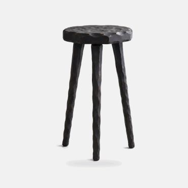 Graphite Wooden Stool