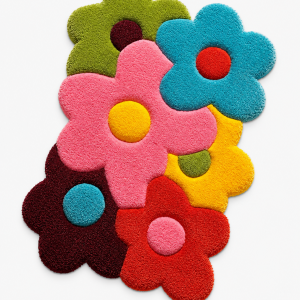 Tufted carpet Flowers