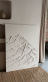 Купити Textured painting of the Mountain panel beige від MAIIMO