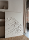 Купити Textured painting of the Mountain panel beige від MAIIMO