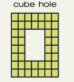 Купити Столик из плитки CUBE HOLE від MAIIMO
