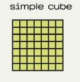Купити Столик з плитки MIRROR SIMPLE CUBE  від MAIIMO